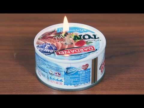 Ton Balığı Konservesinden Nasıl Mum Yapılır?